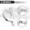 GM GMC Metal Silver Tone Steering Column Keyed No Drop Mount
