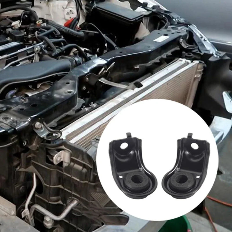 Honda Civic Upper Radiator Mount Bracket Set  Left+Right (2016-2021)