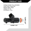 Honda Civic (2006-2011) - 4 x Black Injectors Fuel Injector 1.8L