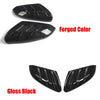 Honda Civic 2 x Forged Black Add-On MU Style Side Mirror Cover Caps (2016-2020)