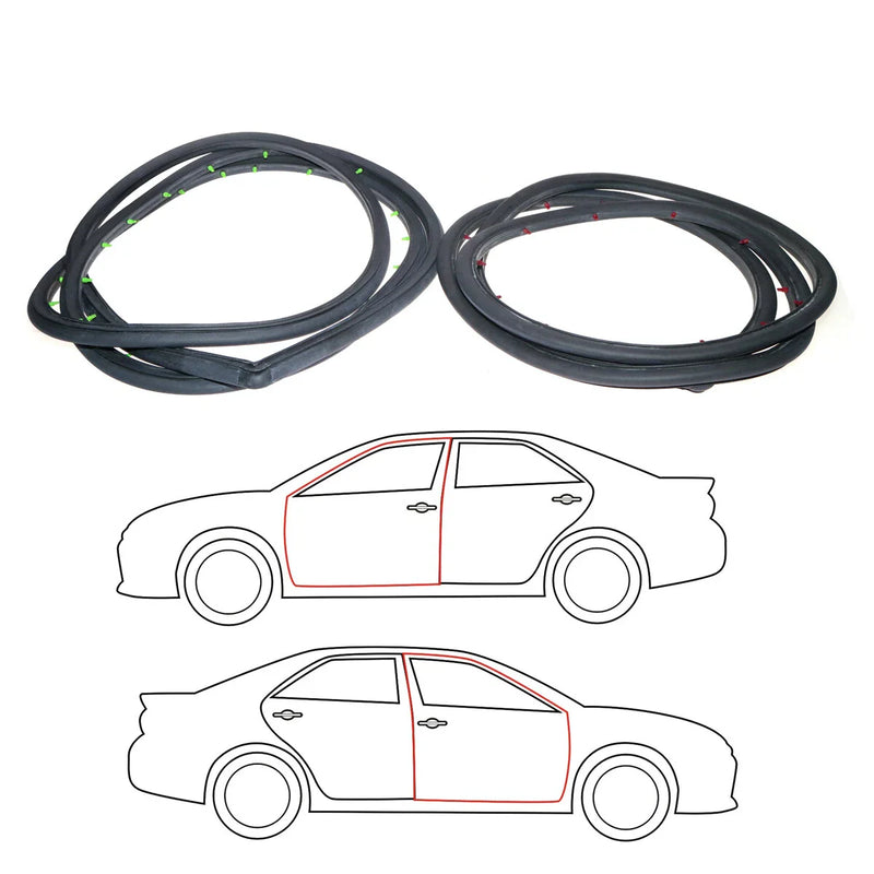 Toyota Dyna 1977-1984 Front Door Weatherstrip Set
