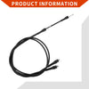 Ford E150 E250 E350 2 x Cargo Door Latch Release Cables (2000-2014)