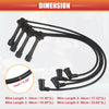 Mazda Miata 4pcs Spark Plug Wire Ignition Coil Cable (1990-1997)