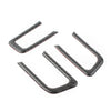 Ford Mustang 3 x Carbon Fiber Steering Wheel Cover Trim (2015-2019)