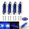 Marine Boat Lamp 12-24V 4x Blue Courtesy Lights