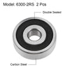 Make Model Deep Groove Ball Bearing Z2 Double Sealed Carbon Steel 10
