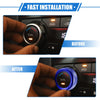 Ford Maverick (2022-2023) Blue 4 x AC Climate Control Knob Rings