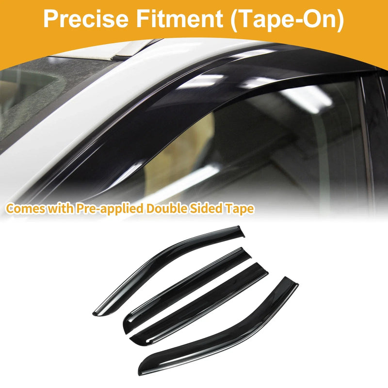 Ford Ranger SuperCrew 2019-2024 Side Vent Visors Window Deflectors