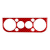 BMW 3 Series (1991-1999) Carbon Fiber Red AC Climate Control Panel Cover Trim