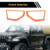 Jeep Wrangler JL JLU (2018-2024) Orange A Pillar Speaker Cover Trim