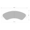 Falcon AU Series 2 & 3 Fairmont Fairlane LTD Front Disc Brake Pad Set