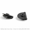 Harley Sportster 4 x Battery Left Side Cover Clips + Screws (2004-2018)