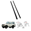Toyota Land Cruiser BJ70 FJ75 RJ70 1984-1990 Front Door Glass Weatherstrip Vent