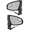 Mirrors For 2013-2014 Toyota Venza LH RH Power Heated