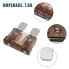 Car Boat Truck SUV Motorcycle 50pcs 7.5A Mini Blade Style Fuses