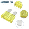 Car Boat Truck SUV Motorcycle Yellow 50pcs 20A Mini Blade Style Fuses