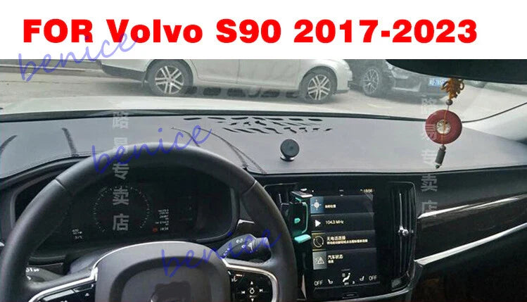 Volvo S90 Leather Dashboard Cover Dash Protector Pad Mat (2017–2023)