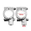 Motorcycle Chrome 22MM 8mm Handlebar Mirrors Mount Holder Clamp