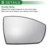Ford Kuga Right Side White Heated Mirror Glass (2012-2019)
