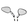 Harley Sportster Softail Electra Road Glide 8mm Black Rear-View Mirrors