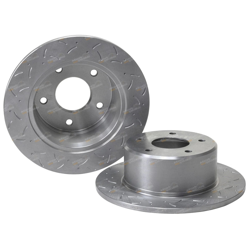 Lexcen VN VP VR VS Rear Disc Brake Rotors Slotted + Drilled (1991–1997)