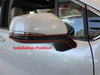 Toyota Sienna Carbon Fiber Side Rear View Mirror Covers (2021-2023)