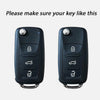 VW Cross Lavida 3 x Button Key Fob Case Shell Cover (2014-2017)