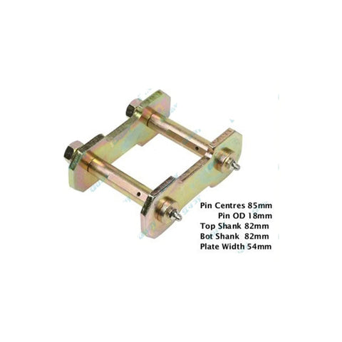 Nissan Patrol GU 4X4 Cab Chassis 99-14 2 Rear Leaf Spring Greasable Shackles
