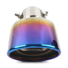 Car Muffler Stainless Steel Blue Rear Exhaust Pipe Tip