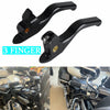 Harley Street Glide 3 Finger Brake & Clutch Hand Levers Black (2014-2023)
