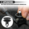 Honda 15 x Fender Liner Bumper Cover Push-Type Clips (No. 90667TC0U01ZA)