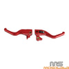 Harley Sportster XR1200 / XR1200X / XL1200L Red Front Hand Brake Clutch Levers (2007-2019)