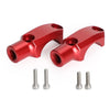 Honda E 2 x Clamp Block Mounting Brake Master Cylinder Red M10