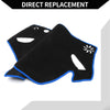 Subaru Forester 2018-2024 Black Blue 1 Set Dashboard Cover Mat