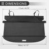 Honda HR-V Black Carbon Fiber Retractable Cargo Cover (2016-2023)