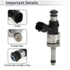 Toyota Camry Hybrid (2018-2020) 1 Pc Black Silver Tone Fuel Injector 2.5