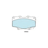 Toyota Landcruiser 80 Series 4WD Front Disc Brake Pad Set (1990–1998)