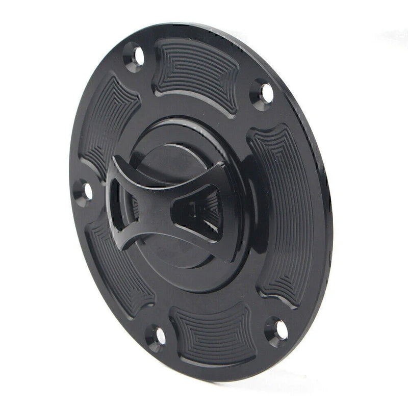 Ducati Panigale 899 959 1199 1299 Black Fuel Gas Tank Cap Cover (2012-2020)