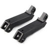 Harley Sportster Softail Road King Black Cut Male Mount Foot Peg Extensions (2004-2023)