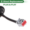 Ford Fiesta Mk7 2008-2012 Electric Adjust Gray Left Side Door Mirror