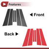 Nissan Almera / Sunny / Versa (2007-2012) Black Carbon Fiber Door Pillar Window Trim