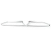 Honda Goldwing GL1800 Matte Chrome Front Light Trim Accents (2018-2023)