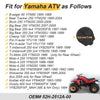 Yamaha Bear Tracker 250 YFM250 Front/ Rear Wheel Cap (1999–2004)