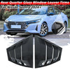Nissan Sentra Carbon Style Rear Window Louver Vent Shutter Trim (2024–2025)