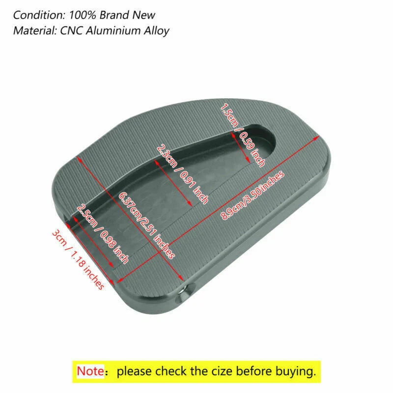 Honda GoldWing GL1800 (2010-2017) Titanium F2 Side Stand Plate