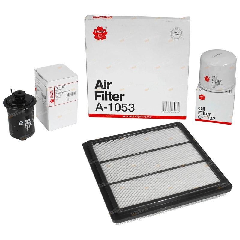 Mitsubishi Triton Air, Oil & Fuel Filter Kit (1996-2006)