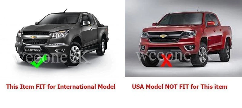 Chevrolet Colorado 4 x Chrome Door Handle Cover Trim (2012-2015)