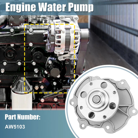 Buick LaCrosse and Chevrolet Impala Water Pump (2005–2008, 2012)