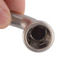 Car 90 Degree 7.89mm Stainless Steel Fuel Line Hose Pipe Connector