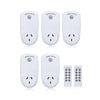 Wireless Power Switch Mains Socket & Remote Controller AU Plug 1 x 5 Pack